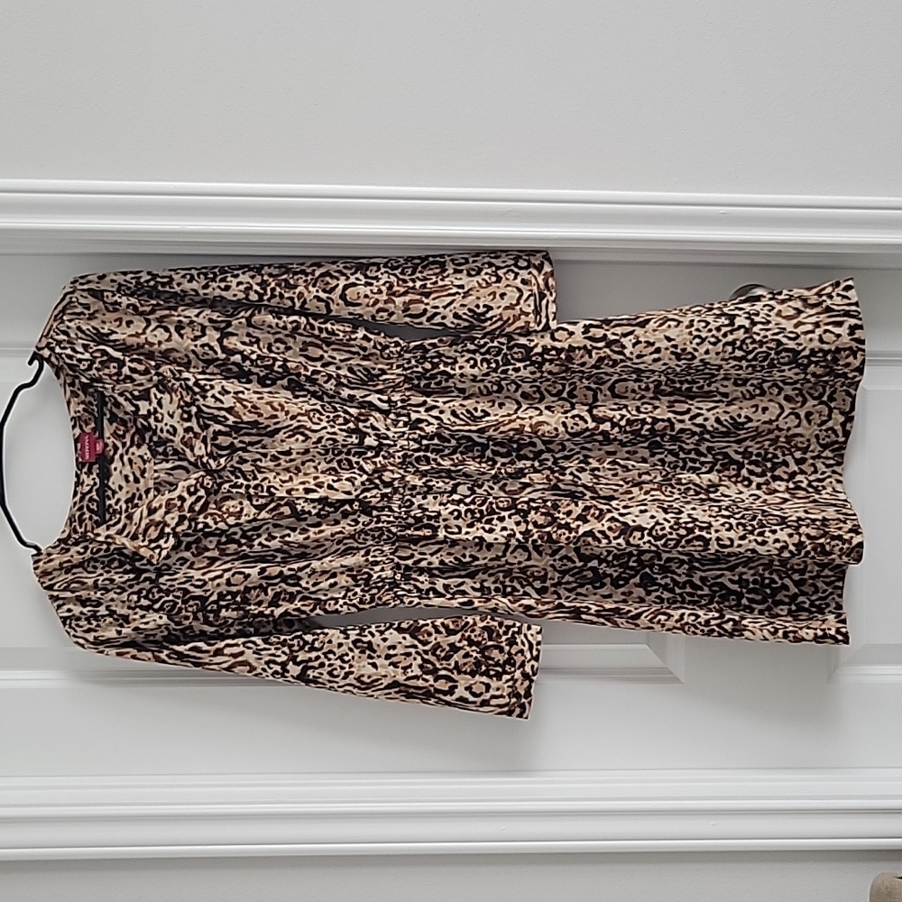 Cheetah print dress